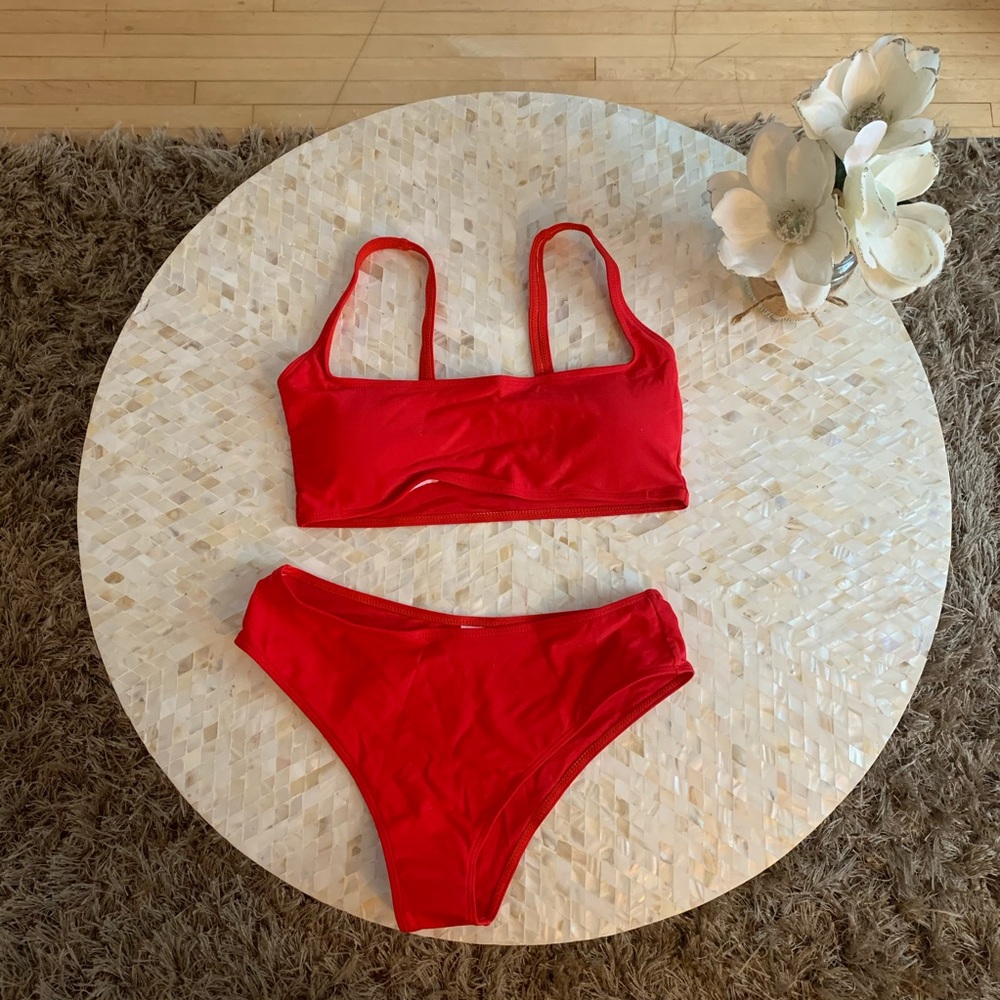 NWOT Red Bikini Size Medium